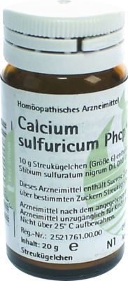 CALCIUM SULFURICUM PHCP Globuli