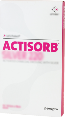 ACTISORB 220 Silver 10,5x19 cm steril Kompressen