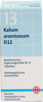 BIOCHEMIE DHU 13 Kalium arsenicosum D 12 Tabletten