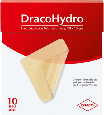 DRACOHYDRO Hydrokoll.Wundauflage 10x10 cm