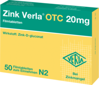 ZINK VERLA OTC 20 mg Filmtabletten