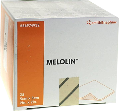 MELOLIN 5x5 cm Wundauflagen steril