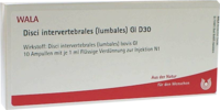 DISCI intervertebrales lumbales GL D 30 Ampullen