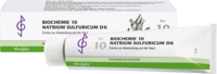 BIOCHEMIE 10 Natrium sulfuricum D 6 Creme