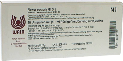 PLEXUS SACRALIS GL D 5 Ampullen