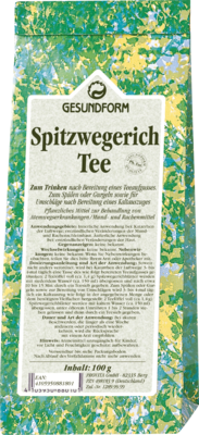 GESUNDFORM Spitzwegerichkraut Tee