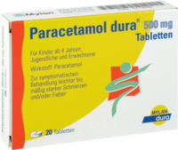 PARACETAMOL dura 500 mg Tabletten