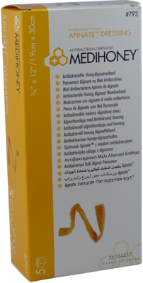 MEDIHONEY Apinate Honig Alginatverband 1,9x30 cm