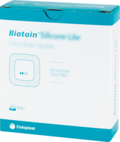 BIATAIN Silicone Lite Schaumverband 7,5x7,5 cm