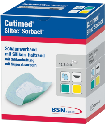 CUTIMED Siltec Sorbact B PU-Verb.10x22,5 cm