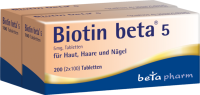 BIOTIN BETA 5 Tabletten