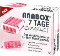 ANABOX Compact 7 Tage Wochendosierer pink/weiß