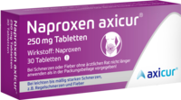 NAPROXEN axicur 250 mg Tabletten