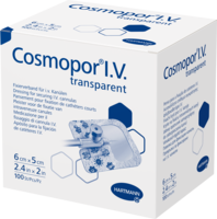 COSMOPOR I.V. transparent Fixierverb.5x6 cm steril