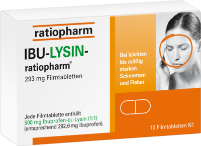 IBU-LYSIN-ratiopharm 293 mg Filmtabletten