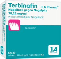 TERBINAFIN-1A Pharma Nagell.g.Nagelpilz 78,22mg/ml