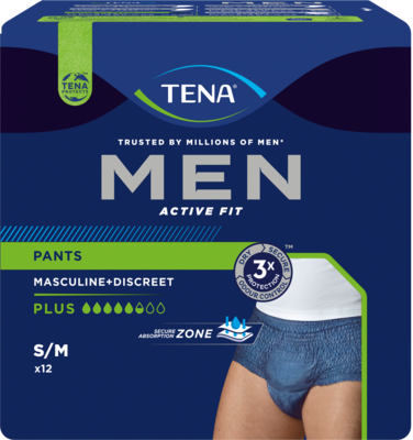 TENA MEN Act.Fit Inkontinenz Pants Plus L/XL blau